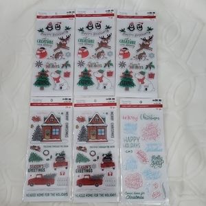 NWT ASSORTED  RECOLLECTIONS CLEAR STAMPS